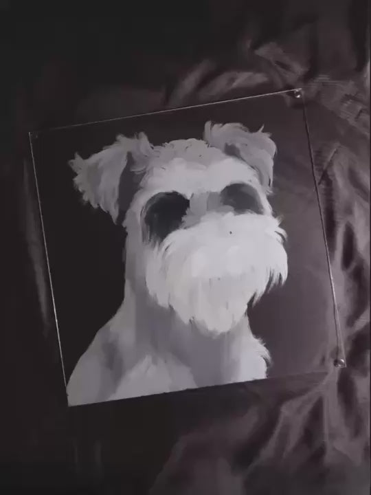 Tailored 5-Layer Acrylic Pet Portrait